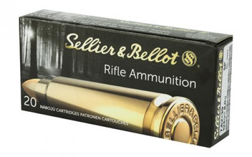 Sellier & Bellot Rifle, 762X39, 124 Grain, Soft Point, 20 Round Box SB76239B