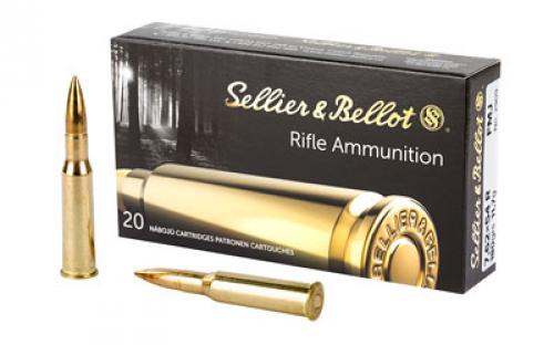 Sellier & Bellot Rifle, 7.62X54R, 180 Grain, Full Metal Jacket, 20 Round Box SB76254RA