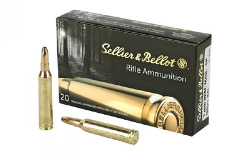 Sellier & Bellot Rifle, 7MM Rem, 140 Grain, Soft Point, 20 Round Box SB7B