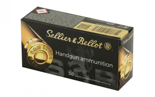 Sellier & Bellot Pistol, 9MM, 115 Grain, Jacketed Hollow Point, 50 Round Box SB9C