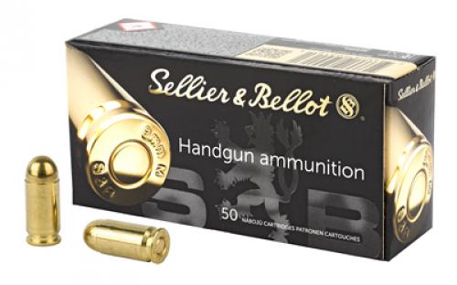 Sellier & Bellot Pistol, 9MM Makarov, 95 Grain, Full Metal Jacket, 50 Round Box SB9MAK