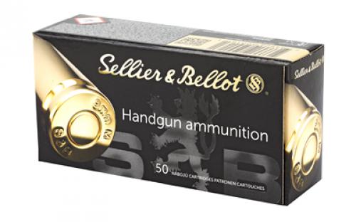 Sellier & Bellot Pistol, 9MM Makarov, 95 Grain, Full Metal Jacket, 50 Round Box SB9MAK