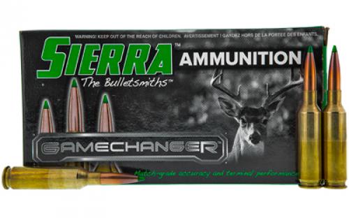 Sierra Bullets GameChanger, 6MM Creedmoor, 100Gr, Tipped GameKing, 20 Round Box A4110--04