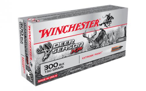 Winchester Ammunition DEER SEASON XP, 300 Blackout, 150 Grain, Ballistic Tip, 20 Round Box X300BLKDS