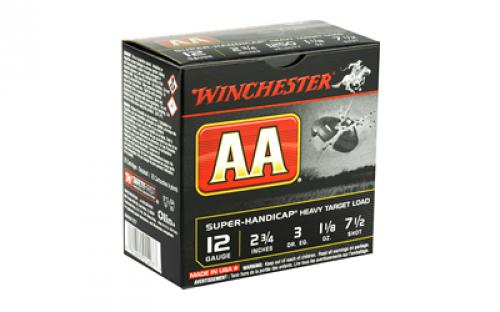 Winchester Ammunition AA Super Handicap, 12Ga 2.75", #7.5, Shotshell, 25 Round Box AAHA127