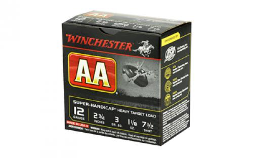 Winchester Ammunition AA Super Handicap, 12Ga 2.75", #7.5, Shotshell, 25 Round Box AAHA127