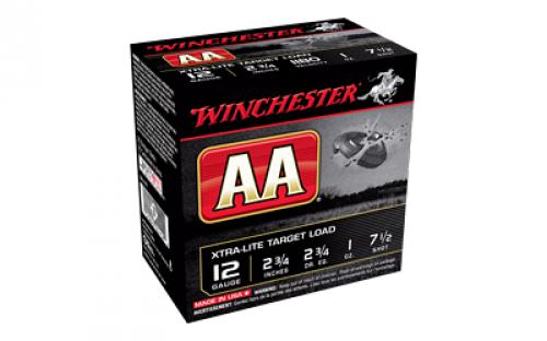 Winchester Ammunition Xtra-Lite Target Load, 12 Gauge 2.75, #7.5, 1 oz, 25 Round Box AAL127