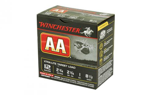 Winchester Ammunition AA Target, 12 Gauge, 1 oz, #8.5 Shot, 25/250 AAL1285