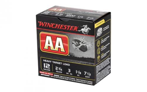 Winchester Ammunition AA Heavy Target Load, 12 Gauge, 2.75", #7.5, 1 1/8 oz, Shotshell, 25 Round Box AAM127