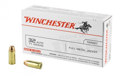 Winchester Ammunition USA, 32ACP, 71 Grain, Full Metal Jacket, 50 Round Box Q4255