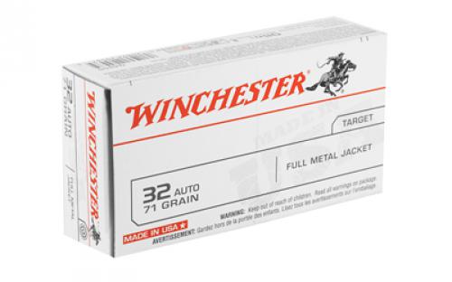 Winchester Ammunition USA, 32ACP, 71 Grain, Full Metal Jacket, 50 Round Box Q4255