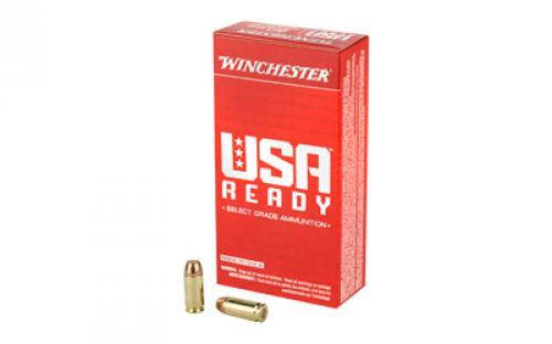 Winchester Ammunition USA Ready, 40S&W, 165 Grain, Full Metal Jacket, 50 Round Box RED40