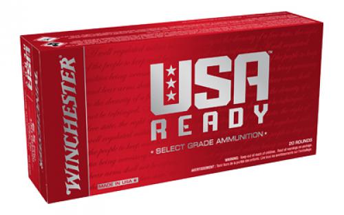 Winchester Ammunition USA Ready, 6.5 PRC, 140 Grain, Full Metal Jacket Open Tip Bullet, 20 Round Box RED65PRC