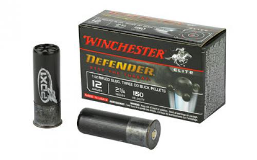 Winchester Ammunition Defender, Supreme Elite, 12 Gauge, 2.75, Buckshot, 10 Round Box S12PDX1