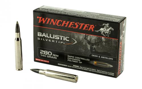 Winchester Ammunition Supreme, 280REM, 140 Grain, Supreme Ballistic Silvertip, 20 Round Box SBST280