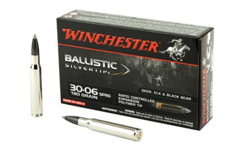 Winchester Ammunition Ballistic Silvertip, 30-06, 180 Grain, 20 Round Box SBST3006B