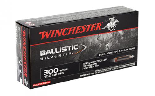 Winchester Ammunition Ballistic Silvertip, 300WSM, 150 Grain, 20 Round Box SBST300S