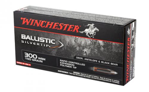 Winchester Ammunition Ballistic Silvertip, 300WSM, 150 Grain, 20 Round Box SBST300S