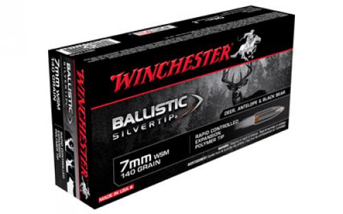 Winchester Ammunition Ballistic Silvertip, 7MM WSM, 140 Grain, 20 Round Box SBST7MMS