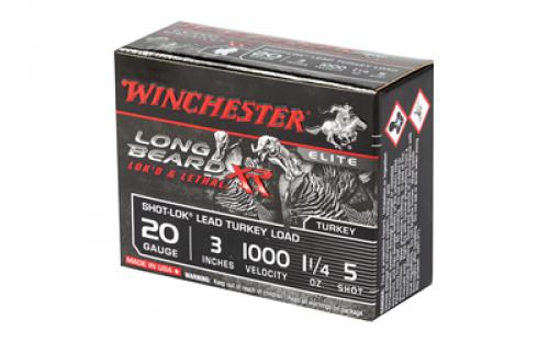 Winchester Ammunition Long Beard XR, 20 Gauge, 3", #5, 1 1/4 oz, Shotshell, Shot-Lok with Lead Shot, 10 Round Box STLB2035