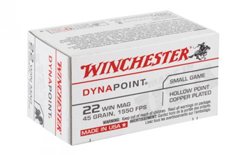 Winchester Ammunition USA, 22WMR, 45 Grain, Dynapoint, 50 Round Box USA22M