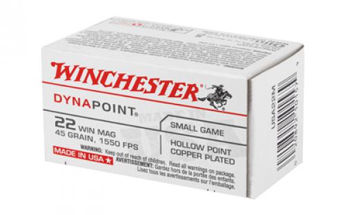 Winchester Ammunition USA, 22WMR, 45 Grain, Dynapoint, 50 Round Box USA22M