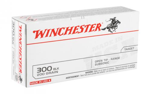 Winchester Ammunition USA, 300 Blackout, 200 Grain, Open Tip, Subsonic, 20 Round Box USA300BLKX