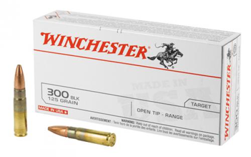 Winchester Ammunition USA, 300 Blackout, 125 Grain, Open Tip, 20 Round Box USA300BLK