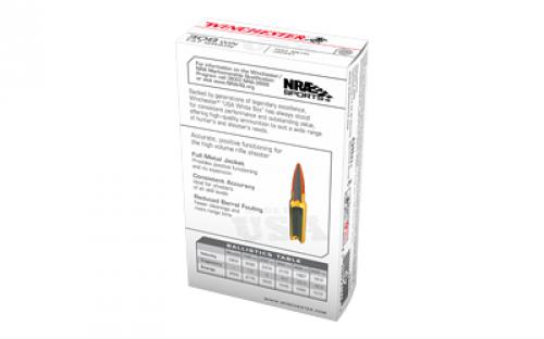 Winchester Ammunition USA WHITE BOX, 308 Winchester, 147 Grain, Full Metal Jacket, 20 Round Box USA3081