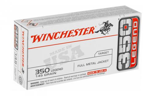 Winchester Ammunition USA, 350 Legend, 145 Grain, Full Metal Jacket, 20 Round Box USA3501