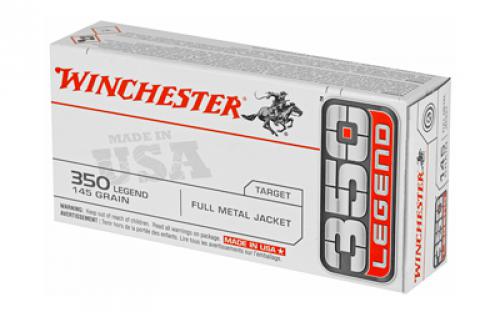 Winchester Ammunition USA, 350 Legend, 145 Grain, Full Metal Jacket, 20 Round Box USA3501