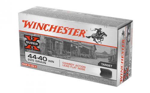 Winchester Ammunition USA, 44-40 Win, 225 Grain, Cowboy Action, Lead Flat Nose, 50 Round Box USA4440CB