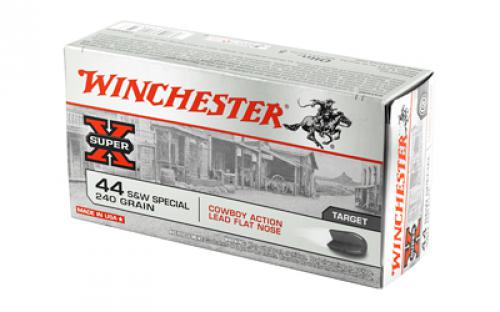 Winchester Ammunition USA, 44 Special, 240 Grain, Cowboy Action, Lead Flat Nose, 50 Round Box USA44CB