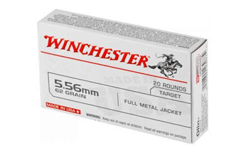 Winchester Ammunition USA, 556NATO, 62Gr, Full Metal Jacket, 20 Round Box USA5562