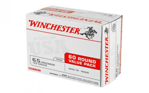 Winchester Ammunition USA, 6.5 Creedmoor, 125 Grain, Open Tip, 60 Round Box USA65CMVP