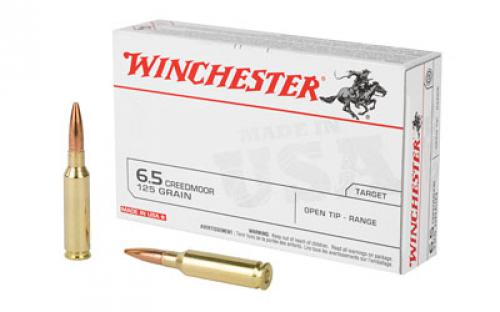 Winchester Ammunition USA, 6.5 Creedmoor, 125 Grain, Jacketed Hollow Point, 20 Round Box USA65CM