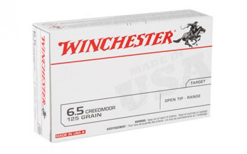 Winchester Ammunition USA, 6.5 Creedmoor, 125 Grain, Jacketed Hollow Point, 20 Round Box USA65CM