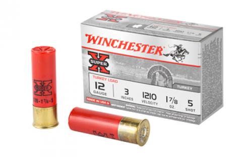 Winchester Ammunition Super-X, 12 Gauge, 3, #5, 1.875 oz., Shotshell, 10 Round Box X123MT5