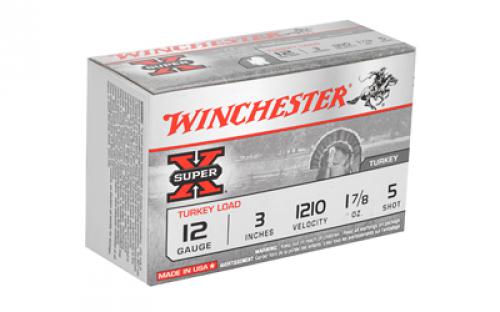 Winchester Ammunition Super-X, 12 Gauge, 3", #5, 1.875 oz., Shotshell, 10 Round Box X123MT5