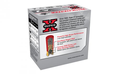 Winchester Ammunition SUPER-X, HIGH BRASS, 12 Gauge 2.75", #4, 1 1/4 oz, Lead Shot, 25 Round Box X12P4