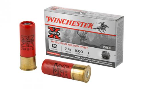 Winchester Ammunition Super-X, 12 Gauge, 2.75, 1oz., Slug, 5 Round Box X12RS15