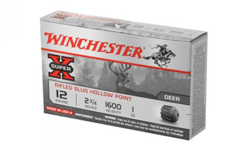 Winchester Ammunition Super-X, 12 Gauge, 2.75", 1oz., Slug, 5 Round Box X12RS15