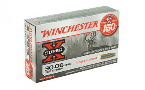 Winchester Ammunition Super-X, 30-06, 150 Grain, Power Point, 20 Round Box X30061