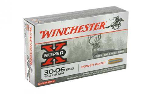 Winchester Ammunition Super-X, 30-06, 180 Grain, Power Point, 20 Round Box X30064