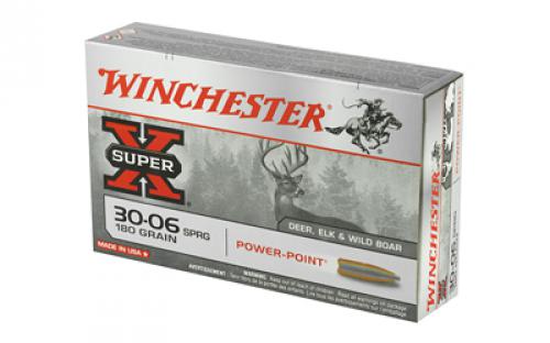 Winchester Ammunition Super-X, 30-06, 180 Grain, Power Point, 20 Round Box X30064