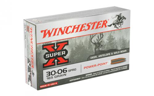 Winchester Ammunition Super-X, 30-06, 165 Grain, Power Point, 20 Round Box X30065