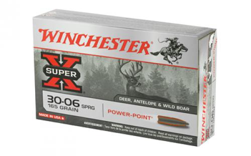 Winchester Ammunition Super-X, 30-06, 165 Grain, Power Point, 20 Round Box X30065