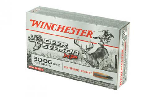 Winchester Ammunition Deer Season, 30-06, 150 Grain, Extreme Point Polymer Tip, 20 Round Box X3006DS