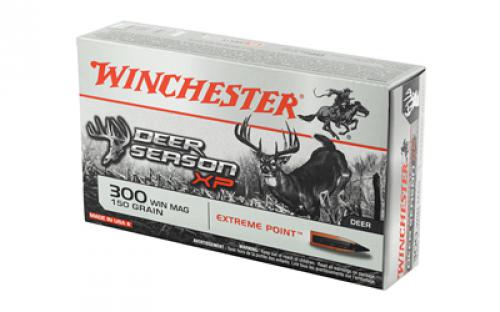 Winchester Ammunition Deer Season, 300 Win, 150 Grain, Extreme Point Polymer Tip, 20 Round Box X300DS