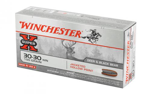 Winchester Ammunition Super-X, 30-30, 150 Grain, Jacketed Hollow Point, 20 Round Box X30301